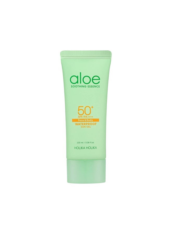 Holika Holika Aloe Waterproof Sun Cream 70ml - Mild, Soft, Moisturizing, Non-sticky, No White Cast, Aloin Free Sun Screen protect UV ray SPF 50+ PA++++